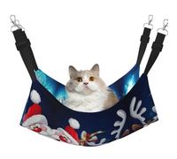 Zcmkjlg Santa Claus And Deer Elk Pet Hammock Cats Ferret Hammock Soft Bed Suitable For Pet Guinea Pig Hamster Kitten