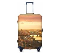Zcmkjlg Sunset View Printing Elastic Suitcase Cover for Travel Business Trips, Dust with Handle Holes,Large Suitcase Cover