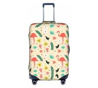 Zcmkjlg Tropical Pattern Printing Elastic Suitcase Cover for Travel Business Trips, Dust with Handle Holes,Large Suitcase Cover