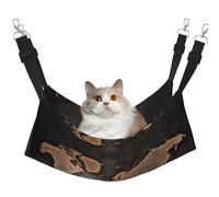 Zcmkjlg World Map Continents Pet Hammock Cats Ferret Hammock Soft Bed Suitable For Pet Guinea Pig Hamster Kitten