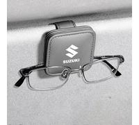 ZCNDGHMQ Car Sunglass Holder for Suzuki S-cross Jimny Swift Sx4 Vitara Swace Grand Ignis,Sun Visor Glasses Clip Ticket Card Clip Sun Glasses Retainer Fashion Accessories