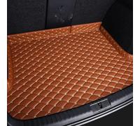 ZCNDGHMQ High Edge leather Car Boot Mats for Jeep Renegade 2016-2024,Tailored Bottom Mats Boot Tray Pad Rear Cargo Liner Luggage Protector Carpet Cargo Liner,Orange