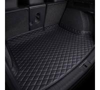 ZCNDGHMQ High Edge leather Car Boot Mats for Porsche Taycan 2019-2024,Tailored Bottom Mats Boot Tray Pad Rear Cargo Liner Luggage Protector Carpet Cargo Liner,Black
