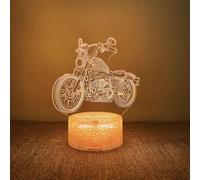 ZCPingNiao Cruising Motorbikes Night Light,3D Motorcycle Illusion Lamp,7 Colors Changing with Touch Control for Home Deco,Christmas Birthday Gift for Motorbikes Lovers,Riders,Boys and Children