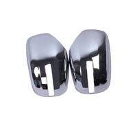 ZCPOPKNHNZ 2Pcs For Mitsubishi For Triton L200 2015-2017 Car Styling ABS Chrome Rear View Side Mirror Cover Trim