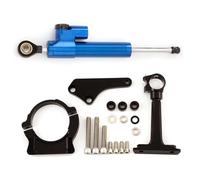 ZCPOPKNHNZ Fiber Carbon Steering Damper Stabilizer Bracket Mounting Kit For Kawasaki ER6N ER6F For Ninja 650R ER-6F ER-6N 2006 2007 2008(Model D)