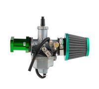 ZCPOPKNHNZ For CB125 XL125S TRX250 TRX 250EX XR100 XR200 CG CB 125 150 Cc ATV Quad Dirt Bike Motorcycle For PZ26 Carburetor Aluminium Kit(Hand green)