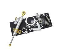 ZCPOPKNHNZ For Ducati 848 2008 2009 2010 Motorcycle Accessory Adjustable Steering Stability Damping Titanium Rule Damper CNC Aluminum(Model A)