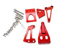 ZCPOPKNHNZ For Kawasaki ER6N ER6F For NINJA650R 2009 2010 2011 CNC Aluminum Motorcycle Steering Damper Stabilizer Bracket Mounting Support Kit Holder(RED)