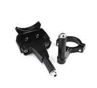 ZCPOPKNHNZ For Kawasaki For NINJA 500 400 2018-2023 2024 2025 Motorcycle Linear Steering Stabilizer Adapter Damper Mounting Bracket(BLACK)