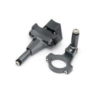 ZCPOPKNHNZ For Kawasaki For NINJA 500 400 2018-2023 2024 2025 Motorcycle Linear Steering Stabilizer Adapter Damper Mounting Bracket(GRAY)