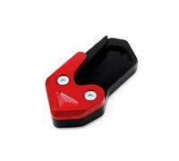 ZCPOPKNHNZ For KYMCO AK550 AK 550 2017-2019 2020 Motorcycle Accessories Kickstand Extension Foot Side Stand Enlarger Support Plate Pad(RED)