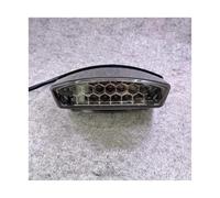 ZCPOPKNHNZ Motorcycle Tail Light Universal License Plate LED Rear Brake Lamp For Ducati For Monster M1000 S4R S2R 400 620 900 Vesp(Smoked)