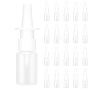 ZcrPrn 20 Pcs Nasal Spray Bottle, 10ml Empty Refillable Spray Bottles for Rhinitis Care and Nasal Hygiene, Portable Fine Mist Sprayer for Adults and Travel Use, Transparent Small Spray Bottles