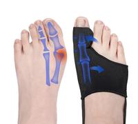 ZcrPrn Bunion Corrector Big Toe Straightener, Adjustable Toe Separator with Nonslip Strap for Day Night Support, Straightener Hallux Valgus Pain Relief Soreness for Women & Men