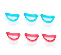 ZcrPrn Eye Bath, Eye Bath and Eye Wash Kit, 6pcs Eye Wash Cup for Quick Soothing Tired Eyes, for Eye Rinse Portable Eye Care Tool Clean Eye Dust Makeup Irritants (2 Colors)