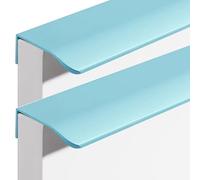 zcru004 Blue Concealed Handles Aluminium Alloy Furniture Gate Knobs Invisible Knob Wardrobe Kitchen Cupboard Cabinet Handle Finger Edge Pull DrawerHandles 2 Pieces (Length 1000mm)