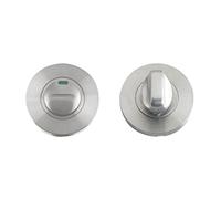 ZCS004i Bathroom Turn Release with Indicator Toilet Door Thumb Lock Set