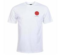 ZCSDWC Edwin Mens Japanese Sun White Yellow Black Red Mens Women T Shirt 100% Cotton White(Large)