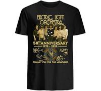ZCSDWC Electric Light Orchestra ELO 50th Anniversary 1970 2020- Thanks You T-Shirt F.(XX-Large)