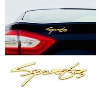 ZcsfcpA Car Metal Stickers,Car bumper stickers,Car Decoration Accessories,for Ford Ranger T9 Raptor Wildtrak XLT,Gold 1 piece