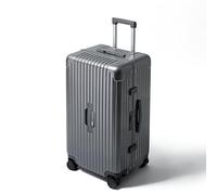 ZCSLD Expandable Carry-On Luggage 20/30in Black Hard Shell, Lightweight Trolley, Smooth Rolling, Waterproof Suitcase for Travel, Business, Family Trips