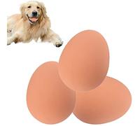 ZCSXK 2 Egg Toy Dogg - Balls for Dogs for Interactive, Egg Toy for Dog, 3 Inflatable Rubber Egg Balls for Puppies, Small Dogs, Toys