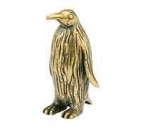 ZCSXK 2 Pieces Brass Penguin Ornaments,brass Penguin Figurines,Little Penguins Statue Art Piece | Lovely Mini Elegant Collectible For Living Room Home Bookshelf Bedroom Decor