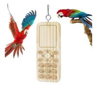 ZCSXK Bird Cork Toys | Wooden Biting Training Bird Toy | Natural Parrot Chewing Toys Parakeet Cork Cage Accessories Beak Grinding for Parrots Cockatoos African Grey Cockatiels Conure Eclectus Budgies
