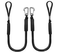 ZCSXK Boat Dock Lines - Shock Absorbing 4ft Boat Docking Lines Foam Float,2-Pack Marine Rope, Accessories for Boats, Kayak, Watercraft, Pontoon, Canoe, Power
