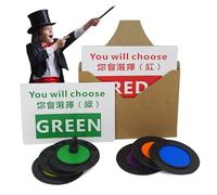 ZCSXK Color Prediction Gimmick - Interactive Gimmick Reusable Colour Prediction Trick,Illusions Mentalism Props Beginners-Friendly Tricks for Street, Gathering, Festival