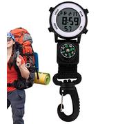 ZCSXK Digital Watch with Clip,Carabiner Watch Clip Watch | Quartz with Pocket Clip That Glows in the Dark with Alarm Clock Date W or Outdoor Sports