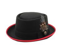 ZCSXK Oktoberfest Costume Hat, Bavarian Oktoberfest Costume Hat - German Hat - With Feathers Emblems Oktoberfest Costumes Women, Oktoberfest Costume Accessories, Multipurpose