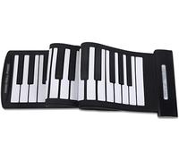 ZCSYWV Portable Keyboard Piano, Portable 61 Keys Foldable Piano USB MIDI Keyboard Electronic Piano Hand Roll Piano Keyboard Instrument