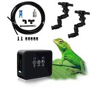 Zcvtbye Intelligent Reptile Misting System, Automatic Mister for Reptiles, Terrarium Fogger Misting System, Rainforest Sprayer, Indoor Plant Watering System, for Reptiles/Chameleons/Herbs