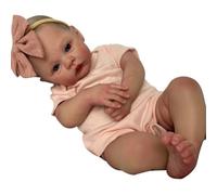 ZCXCsfp 19 Inch 48cm Reborn Baby Doll with Cuddly Body Realistic Doll (blue eyes) (brown eyes)