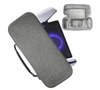 ZCXCsfp Compatible with PS5 Portal Travel Carrying Case Anti-Fingerprint Screen Protector and Portal TPU Protective Cover for PS Portal Accessories (Grey)