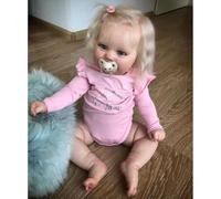 ZCXCsfp Reborn Dolls 20inch 50cm Full Body Vinyl Silicone Baby Doll Girl Anatomically Correct Hand Rooted Hair Realistic Newborn Doll Toy Gift for Ages 3+