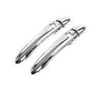 ZCXFDTHF Car Exterior Door Handles Cover Compatible with Megane MK2 2002 2003 2004 2005 2006 2007 2008 Car Carbon Fiber Plating Chrome Door Handle Cover Trim Parts Accessories(2 Doors Plating B)