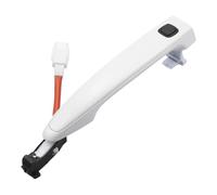 ZCXFDTHF Exterior Door Handle Compatible with Toyota for Highlander for Camry for Crown 2008 2009 2010 2011 2012 2013 Car Front and Rear Exterior Door Handles(White)