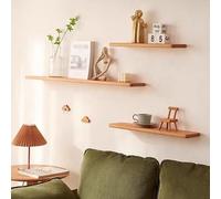 ZCXMNL Floating Shelves For Wall, Solid Wood Floating Shelves Modern For Photo Ledge Display, Wall Decor, For Room Decor, Living Room, Bedroom, Only 1 Piece(80x20cm)