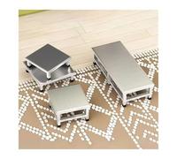 ZCXMNL Heightened Air Conditioner/washing Machine Base, Stainless Steel Base Bracket, Ground Stand Universal Stand Base, Moisture-Proof Floor Pallets For Warehouses Garage(50x50x25cm)