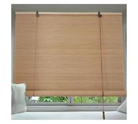 ZCXMNL Natural Bamboo Roll Up Window Blind, Customizable 50-140cm Wide Curtain, Blackout Roller Blinds With Lift, Breathable/Sun Protection/Privacy(1.2x2.4m)