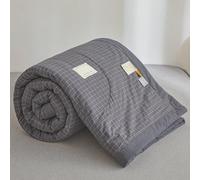 ZCXRYFL Cooling Quilt Summer Thin Duvet Single Double King Lightweight Blanket, Cotton, Soft Breathable, For Air-Conditioned Nap Time Rooms Hot Sleepers, Washable(180X200cm,B)