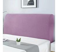 ZCXRYFL Nordic Style Stretch Headboard Covers, Purple, 110-135cm, Dustproof Protector for Wood/Leather/Upholstered Headboard