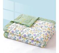 ZCXRYFL Thin Cool Quilts Summer Quilt Washable Duvet, For Single/Double/Sofa Throw/Lunch Break Blanket/Student Dormitory/Hot Nights, Interior Exterior Cotton(King: 200X230cm,A)