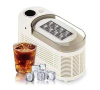 ZcxTry Automatic Portable Desktop Mini Ice Cubes Maker Machine 8/10 Cubes Fast Ice Maker Machine Home Dormitory Office Camping Car Cube Ice Making Box Ice Making Machine,A,8 Cubes