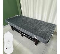 ZcxTry Electric Heated Beauty Salon Bed Mattress Lash Bed Topper Massage Table Mattress Velvet Thicken Heating Blanket Spa Bed Accessories Memory Foam Mattress Pad Cushion Cover Square Head,B180*80cm