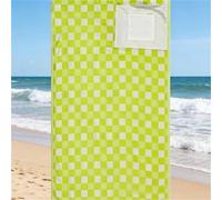 ZcxTry Holiday Beach Towel Bag 2-in-1 Convertible Towel & Backpack - Oversized Wearable Beach Towel Backpack - Quick-Dry Pool Towel Tote Mat for Camping, Swimming, Vacation & Travel,E