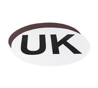 ZCYKJ UK Magnetic Car Stickers for Europe, Fully Magnetic UK Stickers for European Roads, Pack of 2 Self Adhesive Magnet UK Plate Stickers, Easy to Attach and Remove without Scratching